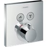 Grifo termost&aacute;tico con dos funciones cromo ShowerSelect Hansgrohe