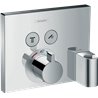 Grifo termost&aacute;tico para dos funciones cromo ShowerSelect Hansgrohe