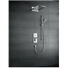 Grifo termost&aacute;tico con llave de paso de gran caudal cromo ShowerSelect Hansgrohe