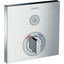 Grifo termostático empotrado de gran caudal cromo ShowerSelect Hansgrohe