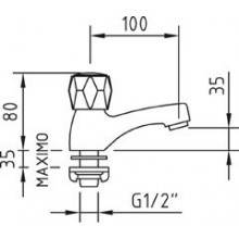 Grifo simple lavabo With2 GUAYAMA