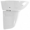 Lavabo de pared de cer&aacute;mica blanco 690x520x210mm Vida XL