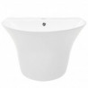Lavabo de pared de cer&aacute;mica blanco 560x480x420mm Vida XL