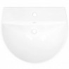 Lavabo de pared de cer&aacute;mica blanco 560x480x420mm Vida XL