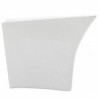 Lavabo de pared de cer&aacute;mica blanco 530x440x370mm Vida XL