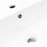 Lavabo de pared de cer&aacute;mica blanco 470x450x370mm Vida XL