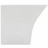 Lavabo de pared de cer&aacute;mica blanco 500x450x410mm Vida XL