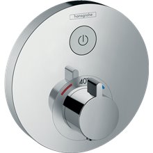 Grifo termostático empotrado de gran caudal cromo ShowerSelect Hansgrohe