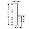 Grifo mezclador para dos funciones cromo ShowerSelect S Hansgrohe