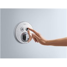 Grifo mezclador para dos funciones cromo...