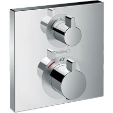 Grifo termostático empotrado de gran caudal cromo ShowerSelect Hansgrohe