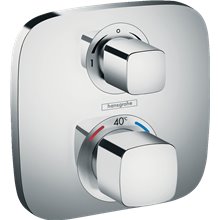 Grifo termostático para 2 funciones cromo Ecostat E Hansgrohe