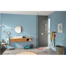 Grifo termostático para 2 funciones cromo Ecostat E Hansgrohe