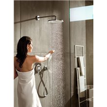 Grifo termostático para 2 funciones cromo Ecostat S Hansgrohe