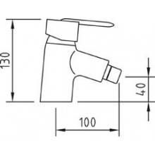 Grifo de bidé BAHAMA