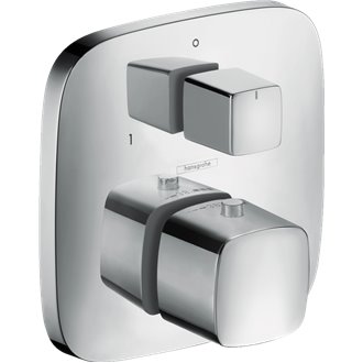 Grifo termost&aacute;tico de 2 funciones PuraVida cromo Hansgrohe
