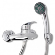 Kit de grifomezclador para ducha de baño cromado Vida XL