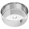 Lavabo 40x15cm cer&aacute;mica plateado Vida XL