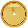 Lavabo 40x15cm cer&aacute;mica dorado Vida XL