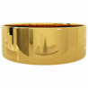 Lavabo 40x15cm cer&aacute;mica dorado Vida XL