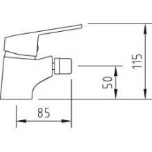 Grifo de bidé S12