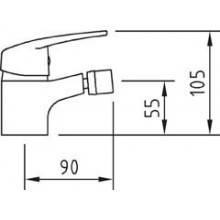 Grifo de bidé PANAM Xtreme