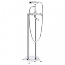 Grifo para bañera de pie acero inoxidable plateado 99,5 cm Vida XL