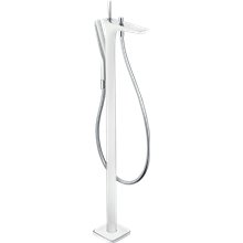 Grifo de bañera de pie blanco PuraVida Hansgrohe