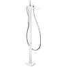 Grifo de ba&ntilde;era de pie blanco PuraVida Hansgrohe