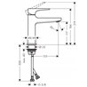Grifo monomando Metropol 110 Select con manecilla Loop Hansgrohe