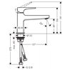Grifo con manecilla plana Coolstart Metropol 100 Select Hansgrohe
