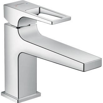 Grifo monomando vaciador Push-Open Metropol 100 Select Hansgrohe