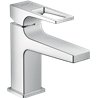 Grifo mezclador con vaciador Push-Open Metropol 100 Select Hansgrohe