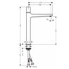 Grifo mezclador 260 Select con vaciador Push-Open Metropol Hansgrohe