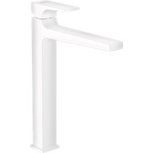Grifo mezclador 260 Select con vaciador Push-Open blanco Metropol Hansgrohe
