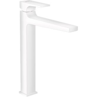 Grifo mezclador 260 Select con vaciador Push-Open blanco Metropol Hansgrohe