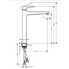 Grifo mezclador 260 Select con vaciador Push-Open blanco Metropol Hansgrohe