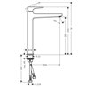 Grifo mezclador 260 Select con manecilla Loop Metropol Hansgrohe