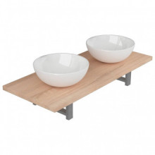 Conjunto de muebles de baño de tres piezas...