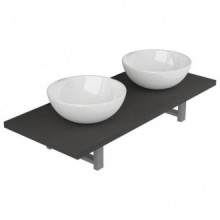 Conjunto de muebles de baño de tres piezas...