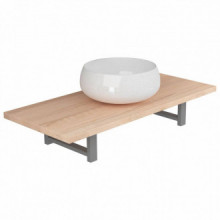 Conjunto de muebles de baño 2 piezas cerámica...
