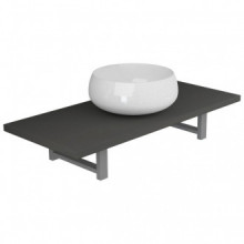 Conjunto de muebles de baño 2 piezas cerámica...