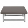 Conjunto de muebles de ba&ntilde;o 2 piezas cer&aacute;mica gris Vida XL