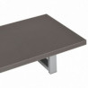 Conjunto de muebles de ba&ntilde;o 2 piezas cer&aacute;mica gris Vida XL