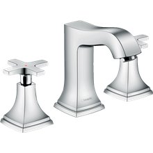 Grifo de repisa 110 manecilla estrella cromo Metropol Classic Hansgrohe