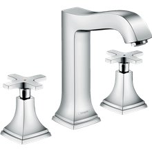 Grifo de repisa 160 manecilla estrella cromo Metropol Classic Hansgrohe