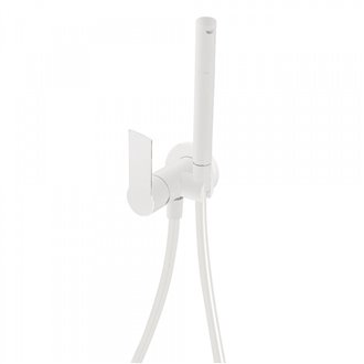 Conjunto empotrado para bid&eacute; Loft-Tres Blanco mate
