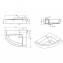Lavabo NEW DAY Angular 70 Izquierdo