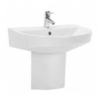 Lavabo URBY 60 con semi pedestal