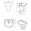 Lavabo suspendido CETUS 60